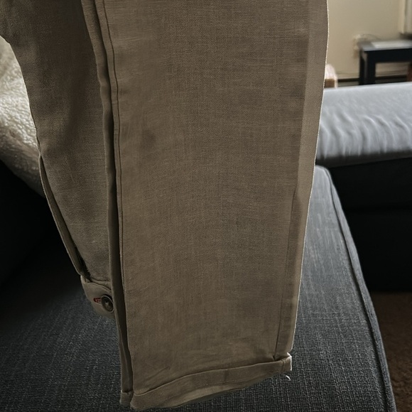 Zara Kids Tailoring Pants Oat Cream Color -Viscose / Linen Pants - Picture 13 of 13